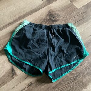 Nike Women's Athletic Shorts in Black and Teal